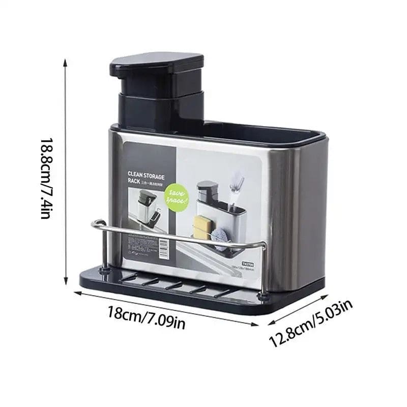 Kitchen Sink Cutlery Holder, Stainless Steel Flatware Organizer, Kitchen Utensils Cutlery Caddy Counter, Multifunctional Kitchen Sink Washing Sponge Storage Rack, Chopstick Cage with Water Outlet Tray Kitchen Sink Cutlery Holder, Stainless Steel Flatware Organizer, Kitchen Utensils Cutlery Caddy Counter, Multifunctional Kitchen Sink Washing Sponge Storage Rack, Chopstick Cage with Water Outlet Tray